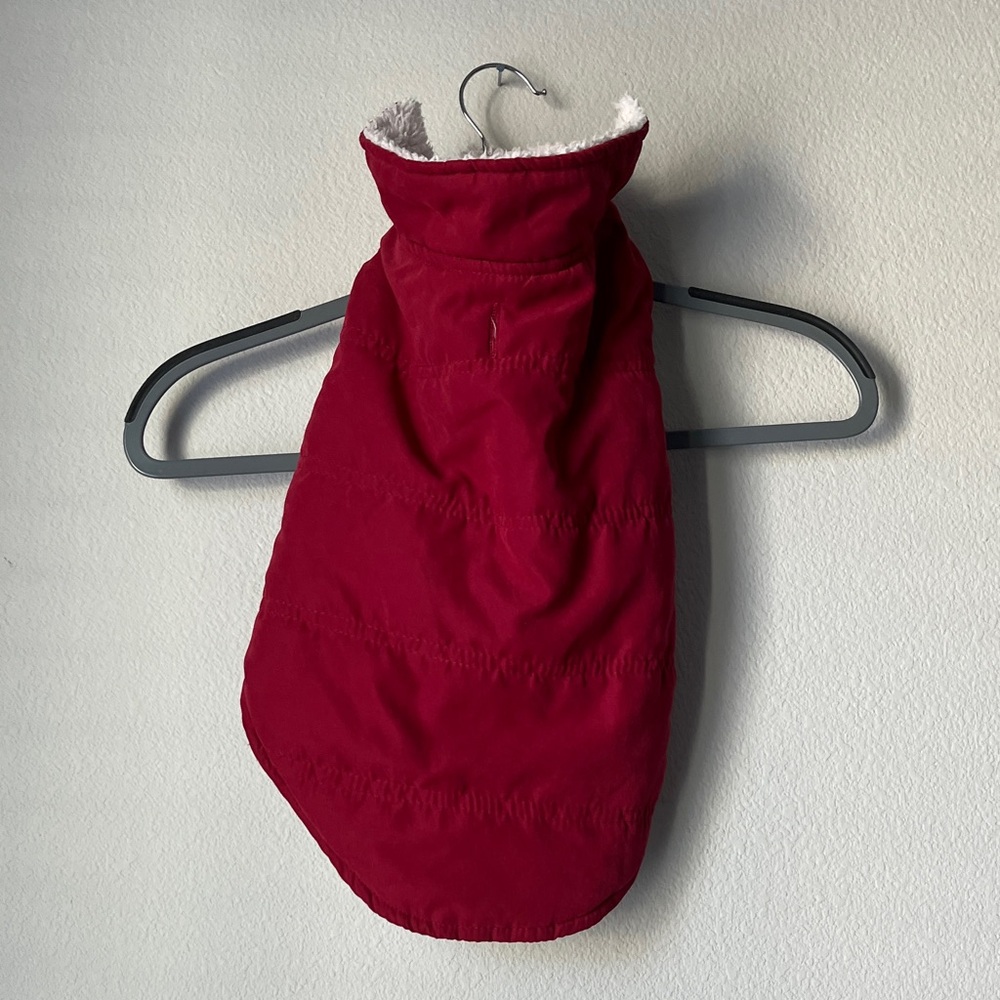 Red Dog Jacket with White Lining